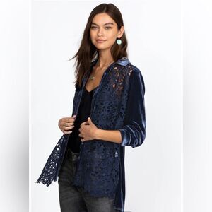Johnny Was Flicka Button Down Shirt size S